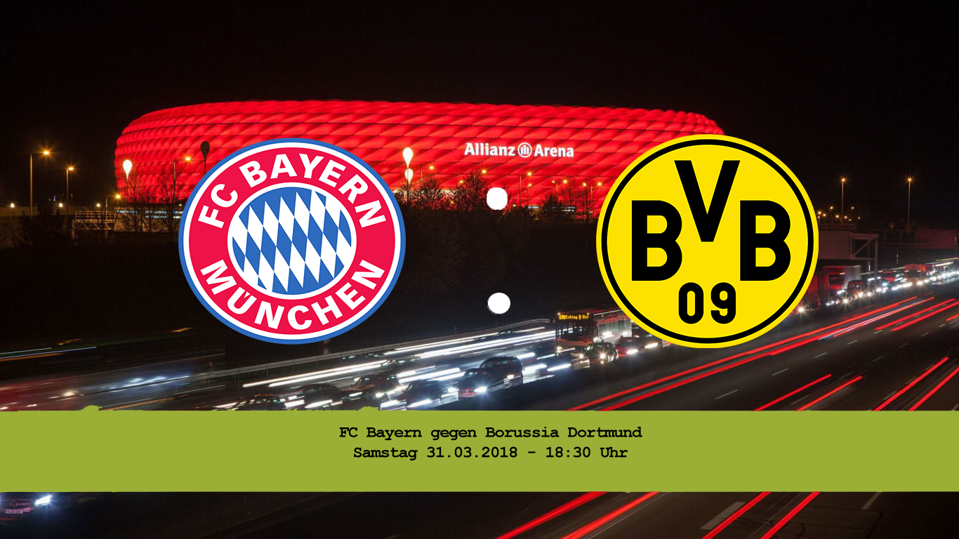 Top Duell Fc Bayern Munchen Empfangt Borussia Dortmund In Der Allianz Arena