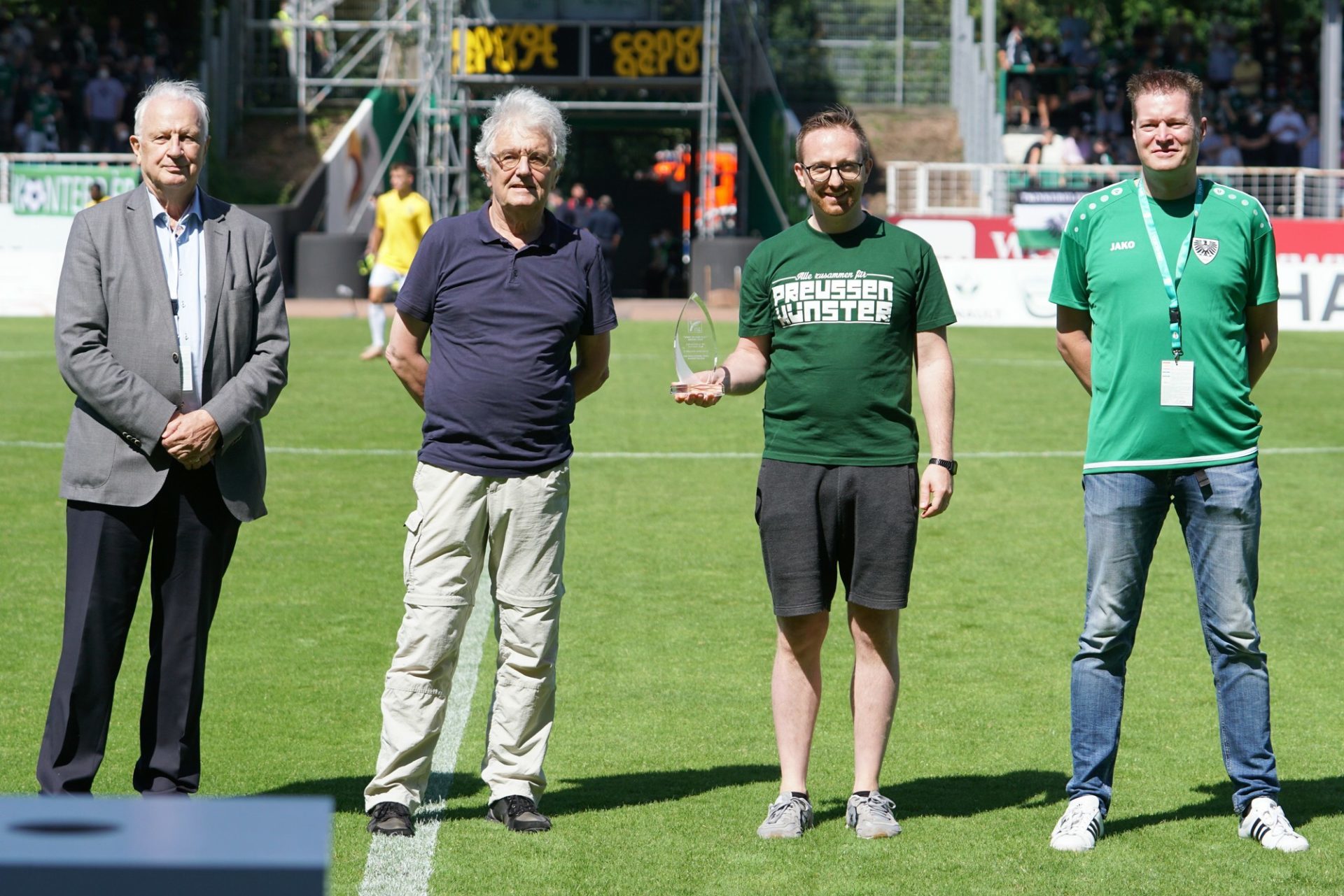 SC Preußen Münster Fans haben den „Spirit of Fair Play